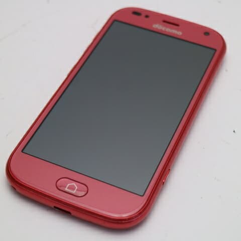 らくらくスマートフォン F-42A ピンク docomo 中古 スマホ 白ロム 富士通【超美品】保証付き 赤ロム保証