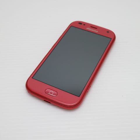らくらくスマートフォン F-42A ピンク docomo 中古 スマホ 白ロム 富士通【新品同様】保証付き 赤ロム保証