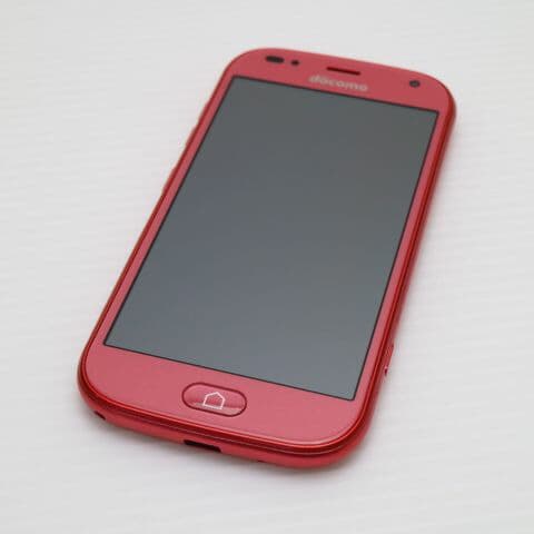 らくらくスマートフォン F-42A ピンク docomo 中古 スマホ 白ロム 富士通【新品同様】保証付き 赤ロム保証