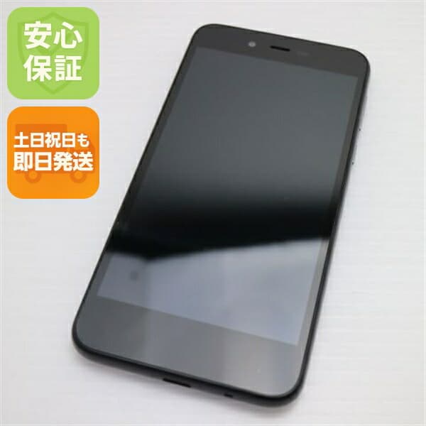 AQUOS sense basic 702SH ブラック SoftBank 中古 スマホ 白ロム【美品】保証付き 赤ロム保証