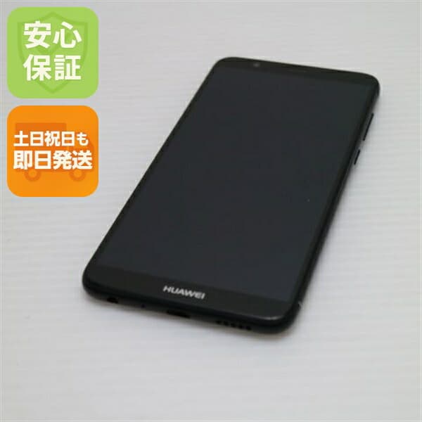 HUAWEI nova lite 2 ブラック SIMフリー 中古 スマホ スマホ 白ロム HUAWEI【新品同様】保証付き 赤ロム保証