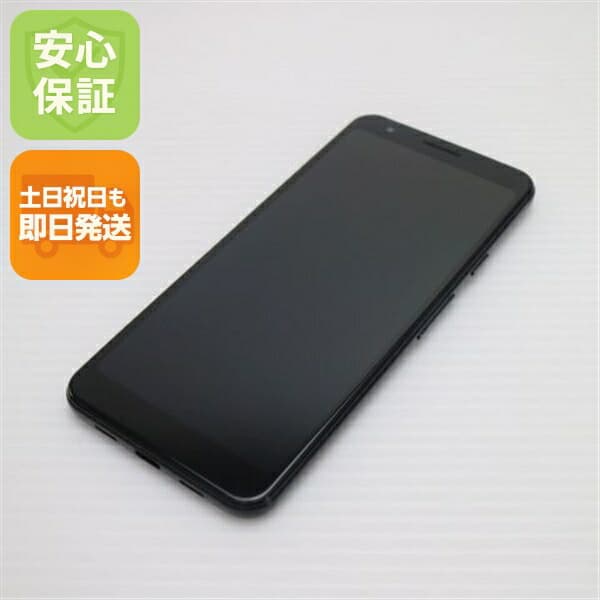 Pixel 3a 64GB ジャストブラック SoftBank 中古 Google スマホ【超美品】保証付き 赤ロム保証