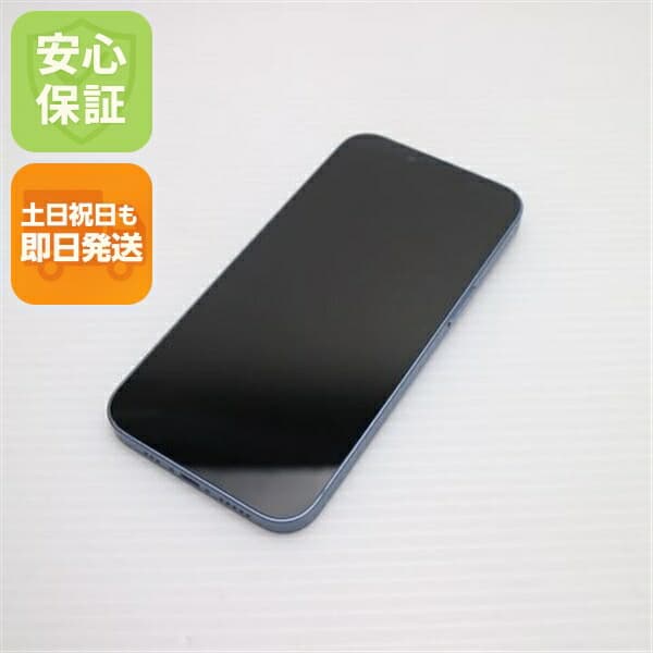 iPhone 14 128GB ブルー SIMフリー 中古 スマホ【新品同様】保証付き 赤ロム保証